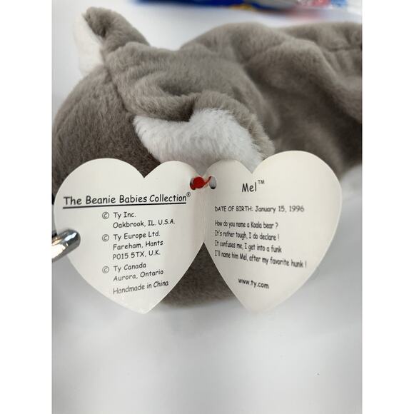 Ty Beanie Babies Bundle (2pcs) Mel And Mel McDonald’s Toy Teenie Beanie Baby - Picture 13 of 13